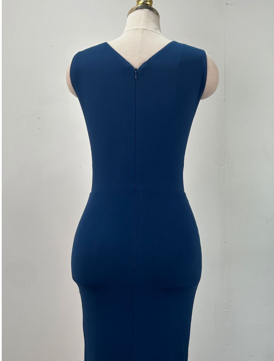 긴 드레스 네이비블루 색상 이미지-S352L28
